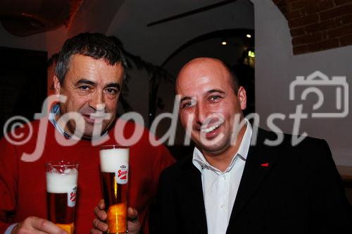 Stiegl: Bockbier-Anstich 2005
Bernd Jeschek, Christoph Fälbl
Foto: www.siebinger.com