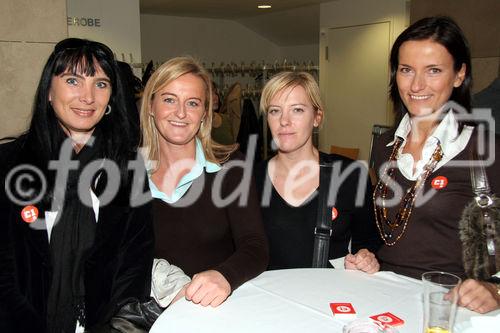 v.l. Elisabeth Benda (Managing Director  IPA-Plus), Mag. Petra Eggenreich Leitung Martketing - Libro),Tanja Eggenreich ( Leitung Marketing - Kia Motors), Mag. Sandra Lubinger (Account Director - FCB Kobza)