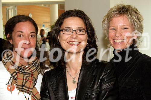 v.l. Elisabeth Kremser (Cinepromotion & Filmmarketing GmbH), Mag. Hedwig Taferner(Kundenberatung Cinecom),  Barbara Moser (Marketing Manager MGE-RB Parndorf)