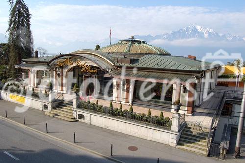 Im Petit Palais des MOntreux Palace Hotels sind Banquett- und Konferenzräume untergebracht. In the Petit Palais of the MOntreux Palace Hotel are the conference and banquett-rooms located. 