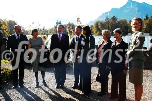 Treffen der Staatsoberhäupter
Präs. Heinz Fischer - A; Horst Köhler -D; Samuel Schmid - CH; Erbprinz Alois von und zu Liechtenstein
Foto: www.siebinger.com