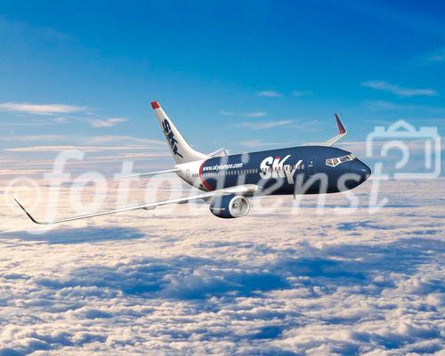 Neuer Lowcost-Carrier ab Salzburg: SKYEUROPE
Boing 737-700
Foto: Manfred Siebinger