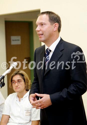 Mitarbeiterinformationsveranstaltung, Elisabethinen Krankenhaus Klagenfurt
vl: Mag. Michael Steiner (kaufm. Leiter barmherzige Brüder St. Veit) 