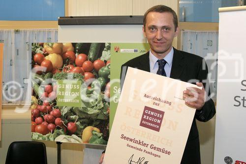 Pressekonferenz: Genussregion Österreich Burgenland