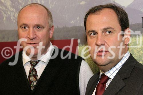 Pressekonferenz: Genussregion Österreich Burgenland, Walter Sattler, BM Josef Pröll