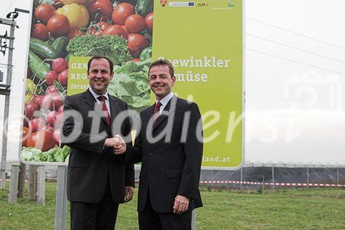 Pressekonferenz: Genussregion Österreich Burgenland, BM Josef Pröll, Niki Berlakovich