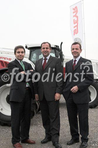 Pressekonferenz: Genussregion Österreich Burgenland, Marco Rimondi, BM Josef Pröll, Niki Berlakovich