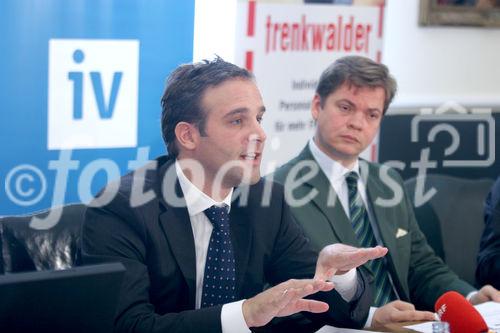 v.l.: Mag. Thomas Mayr (GF Institut für Bildungsforschung der Wirtschaft), Mag. Christoph Neumayer (Industriellenvereinigung)