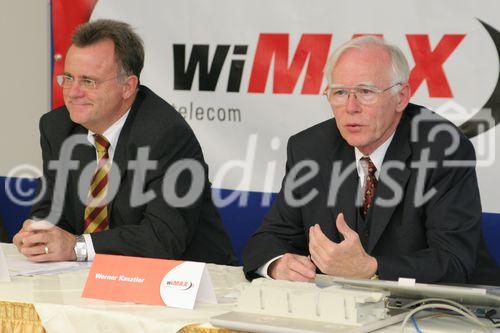 WiMAX startet im Bgld; LH Hans Niessl, Werner Kasztler