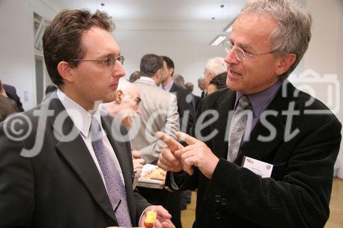 European Space Policy Institute, v.l.: Jakub Ryzenko (Polish Space Office, Poland), Richard Heidmann (président association Planète Mars, section francais de la Mars Society)