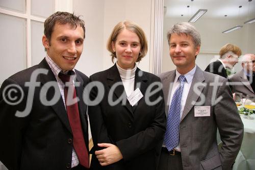 European Space Policy Institute, v.l.: Philipp Marxgut (BM VIT), Elisabeth Ackerler (BM VIT), Peter Seitz (BM BWK)