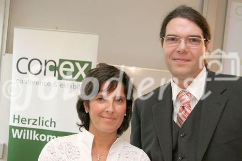 Neuer Business Circle Geschäftsbereich: Romy Faisst (Gründerin und Geschäftsführende Gesellschafterin von CONEX) und Mag. Michael Ghezzo (Geschäftsführer CONEX)