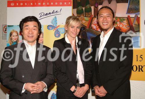 Yamamoto Shinya (Dirigent) Pamela Preuss u. Masahi Morass (Jap. Tyrol Cooperation)