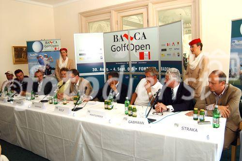 Fontana Golfclub - Pressekonferenz