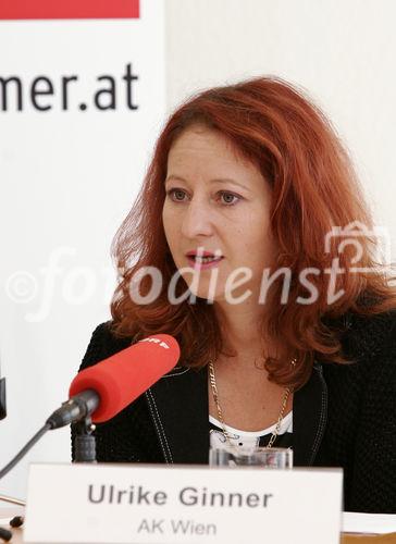 Ulrike Ginner, Abteilung Wirtschaftspolitik, AK Wien