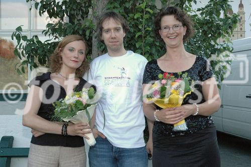 v.li.Bernarda Reichmuth,Harald Klosik,Marie-Theres Arnborm