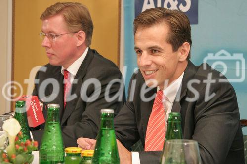 Steen Hansen, Finanzvorstand der AT&S AG und Harald Sommerer, Vorstandsvorsitzender der AT&S AG