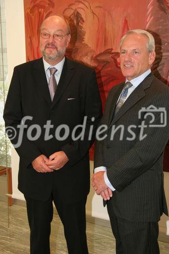 Ing. Herbert Buhl (Mitglied des Vorstandes, Breitenfeld Edelstahl AG), Dr. Rudolf Jurak (Vorsitzender des Vorstandes, Breitenfeld Edelstahl AG)