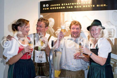 Festveranstaltung GENUSS REGION ÖSTERREICH mit Partnern der „Allianz für starke Regionen“, Birkfeld - Peter Roseggerhalle.
Beste Stimmung herrschte an den beide Ständen 