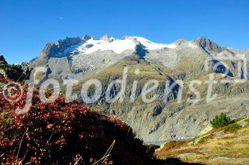 Der Klimawandel lässt die Gletscher schmelzen. The global clima change is responsable for melting glaciers.