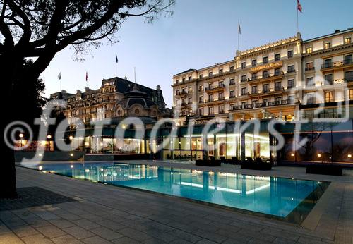 Das Beau Rivage Palace in Lausanne zählt zu den Leading Hotels of the world und ist auch ein Mitglied der Swiss Deluxe Hotels. 