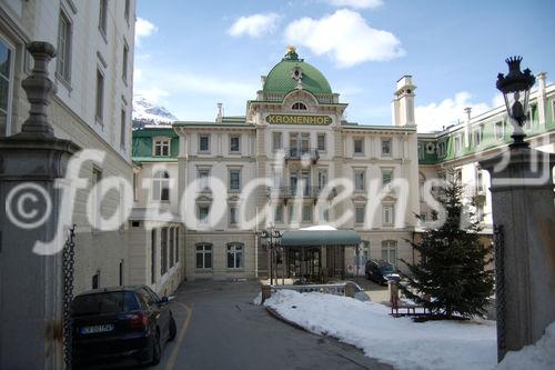 Das Grand Hotel Kronenhof in Pontresina wurde vor zwei Jahren renoviert und mit einem grosszügigen Spa beglückt.