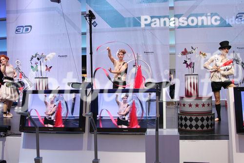 IFA 2010; Messestand Panasonic, 3D Fernseher