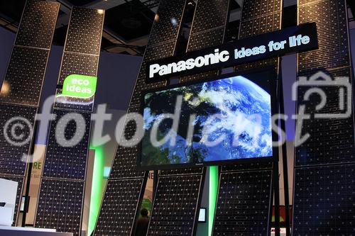 IFA 2010; Messestand Panasonic, eco ideas