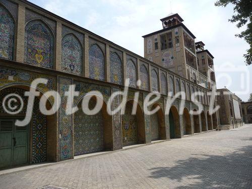 © Fotodienst / Wilfried Seywald. Teheran, Golestan-Palast. Das Shams ol-Emareh war das erste 