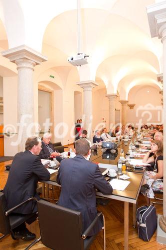 (c) fotodienst / Anna Rauchenberger - Wien, am 11.08.2010 -  Die Palfinger AG präsentierte heute bei einer Pressekonferenz in der Wiener Börse die Zahlen des 1. Halbjahres 2010. Demzufolge ist das Unternehmen wieder am Wachstumspfad. Die Palfinger AG zählt seit Jahren zu den international führenden Herstellern hydraulischer Hebe-, Lade- und Handlingsysteme.