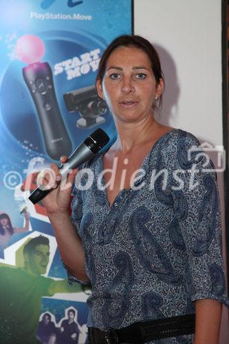 (c) fotodienst / Katharina Schiffl - Wien, am 13.07.2010 - PlayStation®Move Motion Controller Präsentation - Marlies Frey, Marketing Manager bei Sony Computer Entertainment