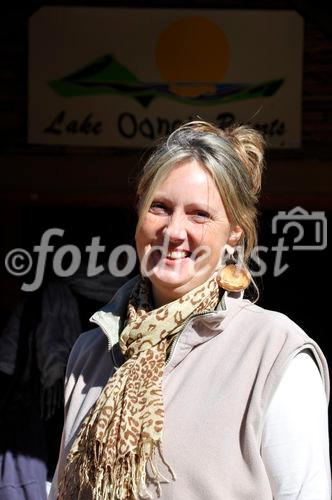 Helena Bruhin vom Lake Oanob Resort nahe Rehoboth in Namibia