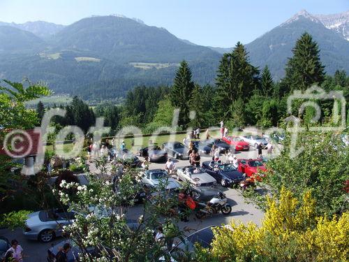 13. Mercedes-Cabrio-Treffen vom 10. bis 13. Juni 2010 im Ferienhotel Glocknerhof in Berg im Drautal. 