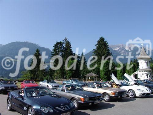 13. Mercedes-Cabrio-Treffen vom 10. bis 13. Juni 2010 im Ferienhotel Glocknerhof in Berg im Drautal. 