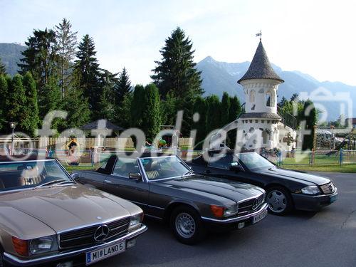 13. Mercedes-Cabrio-Treffen vom 10. bis 13. Juni 2010 im Ferienhotel Glocknerhof in Berg im Drautal. 