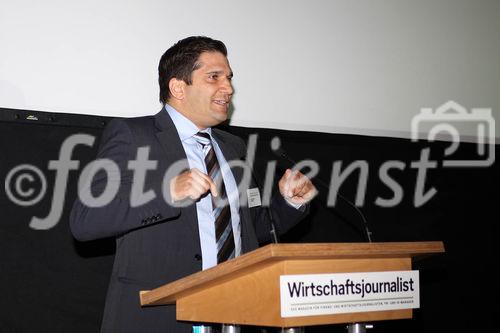 c)fotodienst/Andrea Ganshorn - Frankfurt am Main, 04.05.2010 - Preisverleihung für 'Deutschlands beste Wirtschaftsredaktionen' und 'Deutschlands beste Unternehmenssprecher' durch das Branchenmagazin 'Wirtschaftsjournalist', FOTO: Kuzey Esener (Vodafone 