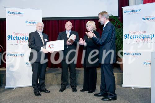 European Newspaper Congress 2010 - Main Awards 
(C) fotodienst, Martina Draper
Foto: Gewinner Judge's Special Recognition, 24sata