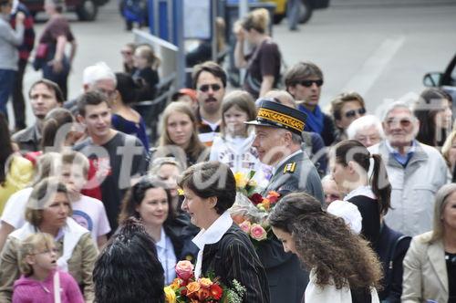 Alt Regierungsrätin Dorothée Fierz am Zürcher Sechseläutenumzug