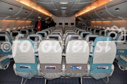 399 Economy-Sitze hat der A-380 der Singapore Airlines. 399 Economy seats has the A-380 from Singapore Airlines