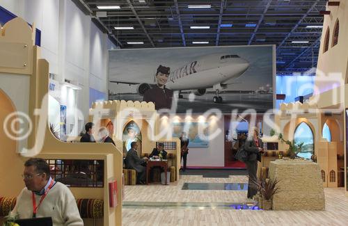 (C) fotodienst/Wolfgang Weitlaner; Groß Stände bei den Ländern und Unternehmen des Nahen Ostens. 