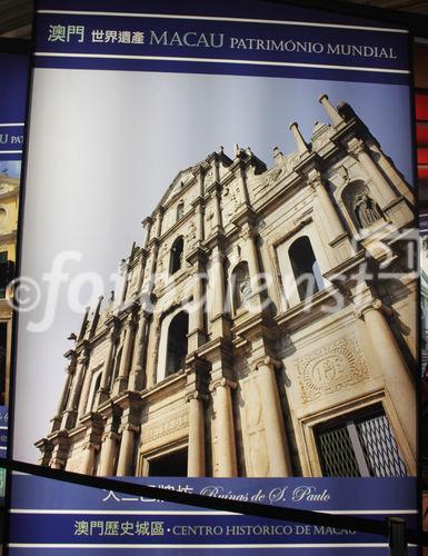 (C) fotodienst/Wolfgang Weitlaner; Reiches kulturelles Erbe in der ehemaligen portugiesischen Kolonie Macau. Macau ist nun eine Sonderverwaltungszone Chinas.