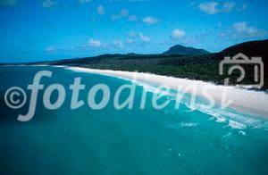 Der White Heaven Beach in den Whitesunday Islands am Great Barrier Reef zählt zu Australiens beliebtesten Ferienparadiese entlang des 2300 Kilometer langen Weltkulturerbes.