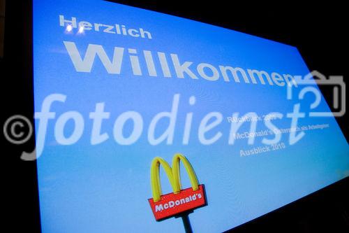 (C) fotodienst/ Martina Draper; Jahres-Pressekonferenz McDonald's Österreich