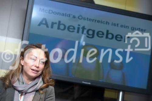 (C) fotodienst/ Martina Draper; Jahres-Pressekonferenz McDonald's Österreich
Foto: Mag. Marion Maurer, Director of Human Resources
