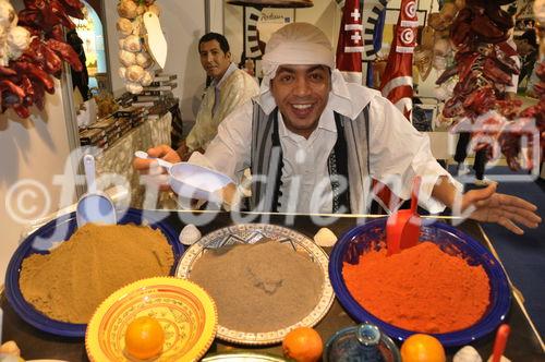 Das Gastland Tunesien präsentiert sich auf der Fespo Ferienmesse mit gastronomischen Leckerbissen und kulturellen Darbietungen.