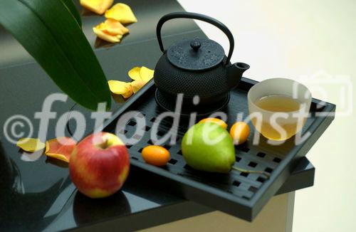 Tee-Zeremonie im Luxushotel Beau Rivage Palace Spa in Lausanne