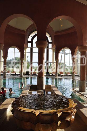 Im Spa-Tempel des Luxushotel Le Residence in Tunis werden die Gäste von Kopf bis Fuss verwöhnt und auch Thalasso-Therapien angeboten