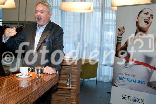 © fotodienst/Katharina Schiffl - Wien 04.12.2009 - Kick-offPRESSEFRÜHSTÜCKzur Unternehmensgründung SANOXX - Geschäftsführer der SANOXX GmbH Walter Schuster