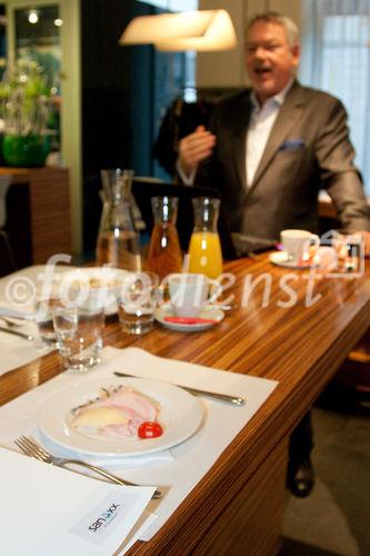 © fotodienst/Katharina Schiffl - Wien 04.12.2009 - Kick-offPRESSEFRÜHSTÜCKzur Unternehmensgründung SANOXX - Geschäftsführer der SANOXX GmbH Walter Schuster