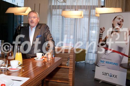 © fotodienst/Katharina Schiffl - Wien 04.12.2009 - Kick-offPRESSEFRÜHSTÜCKzur Unternehmensgründung SANOXX - Geschäftsführer der SANOXX GmbH Walter Schuster